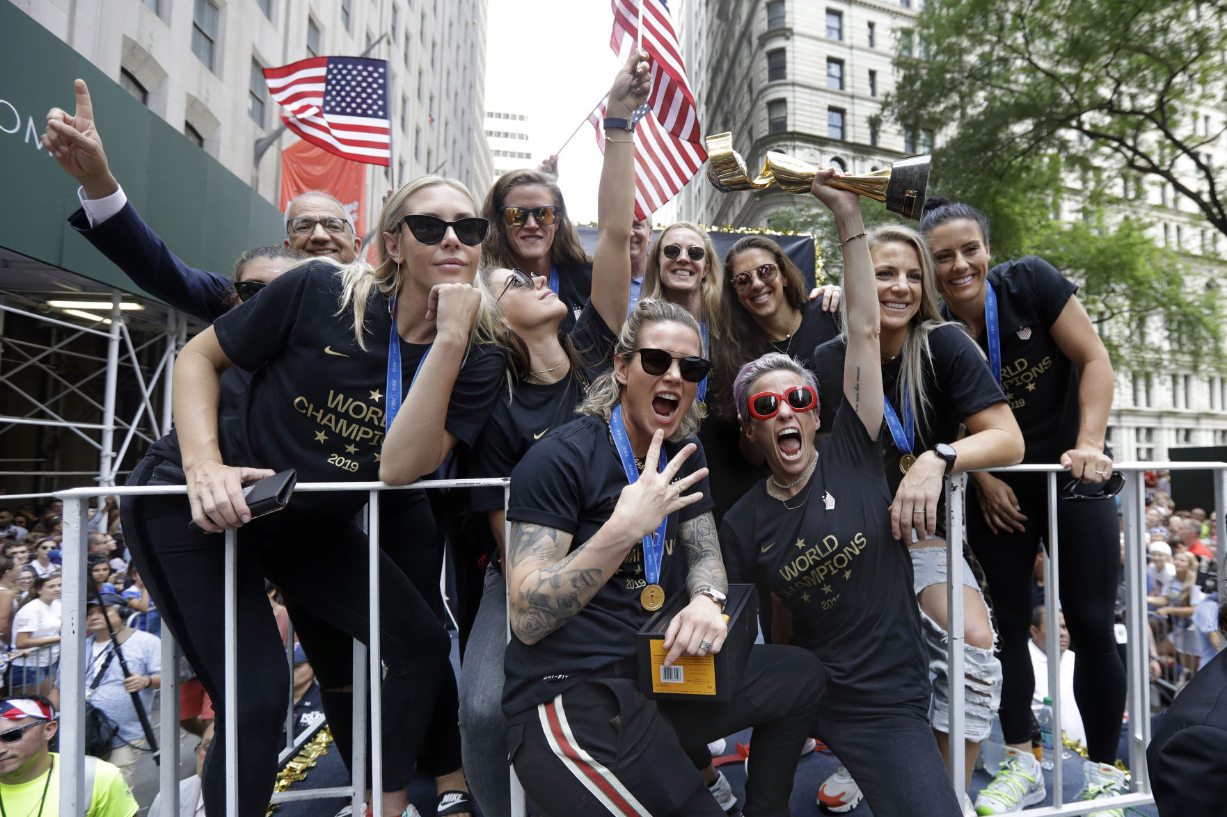 APTOPIX WWCup US Returns Home Soccer